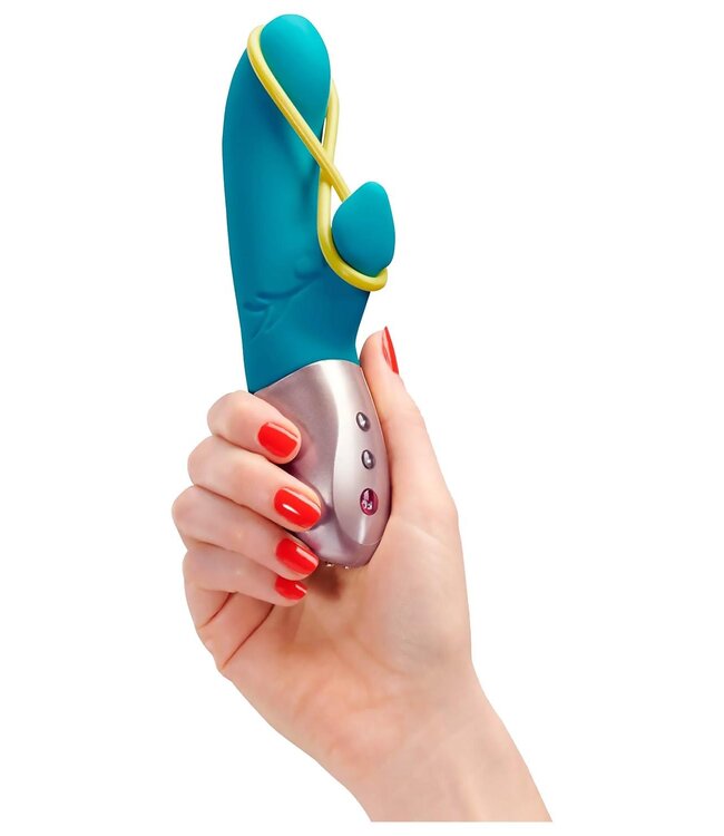 FUN FACTORY AMORINO PETROL&NEON YELLOW