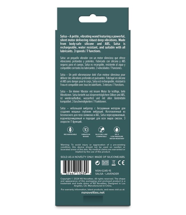 LUST-N-DREAMS SALSA LAVENDER