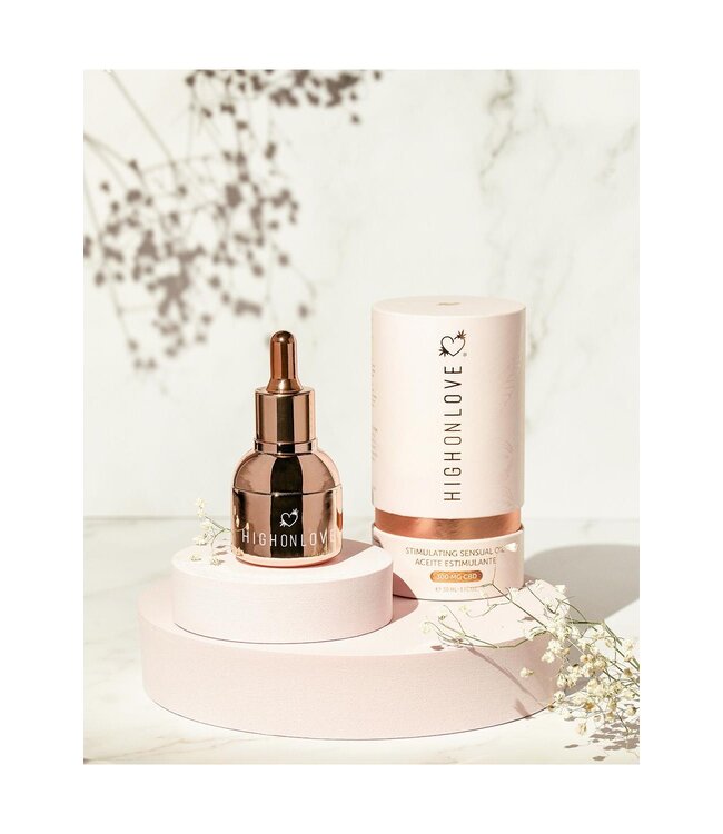 HIGH ON LOVE CBD STIMULATION SENSUAL OIL WITH 300MG CBD