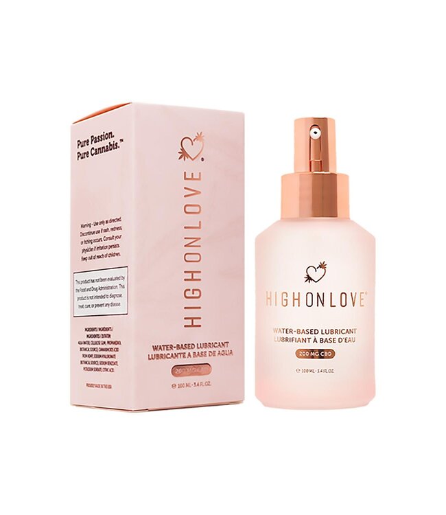 HIGH ON LOVE CBD WATER BASED LUBRICANT 100ML