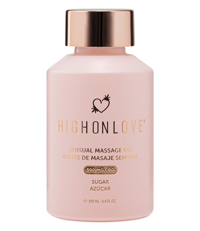 HIGH ON LOVE CBD SENSUAL MASSAGE OIL SUGAR HIGH 100ML