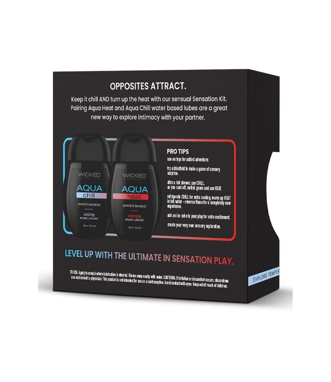 WICKED SENSATION KIT CHILL AND HEAT 2X45ML