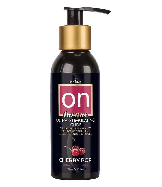SENSUVA ON INSANE ULTRA-STIMULATING PERSONAL MOISTURIZER CHERRY POP 125ML