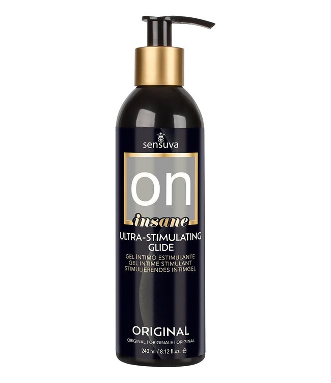 SENSUVA ON INSANE ULTRA-STIMULATING PERSONAL MOISTURIZER ORIGINAL UNFLAVORED 240ML