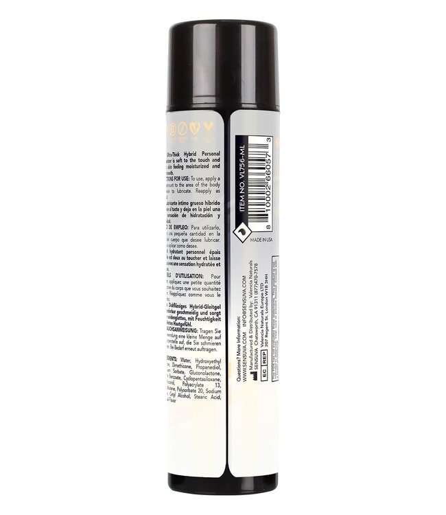 SENSUVA ULTRA-THICK HYBRID PERSONAL MOISTURIZER ORIGINAL UNFLAVORED  150ML