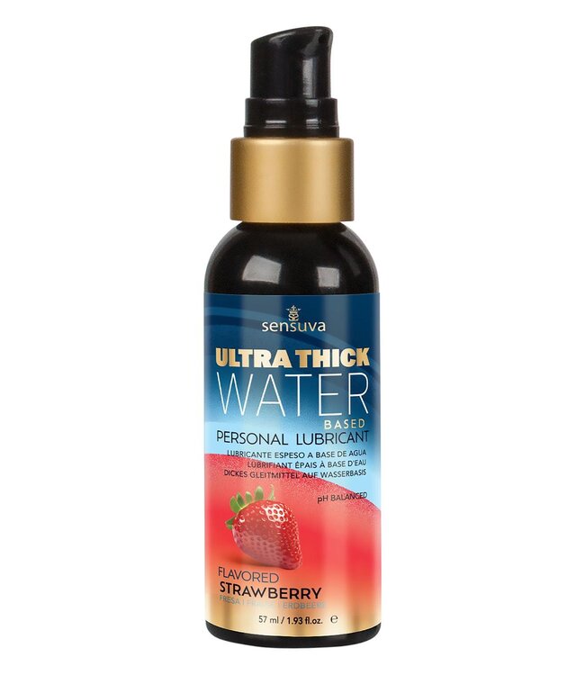 SENSUVA ULTRA–THICK WATER-BASED PERSONAL LUBRICANT STRAWBERRY 57ML