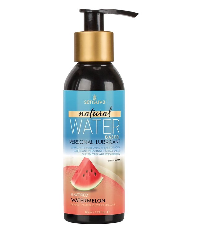 SENSUVA NATURAL WATER-BASED PERSONAL LUBRICANT WATERMELON 125ML