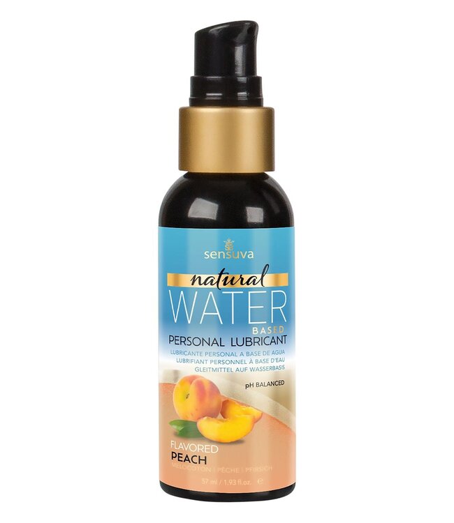 SENSUVA NATURAL WATER-BASED PERSONAL LUBRICANT PEACH  57ML