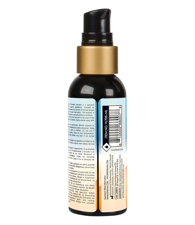 SENSUVA NATURAL WATER-BASED PERSONAL LUBRICANT ORANGE CREAMSICLE 57ML