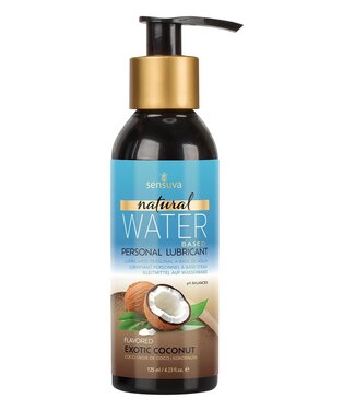 Sensuva SENSUVA NATURAL WATER-BASED PERSONAL LUBRICANT EXOTIC COCONUT 125ML