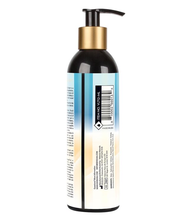 SENSUVA NATURAL WATER-BASED PERSONAL LUBRICANT ORIGINAL UNFLAVORED 240ML