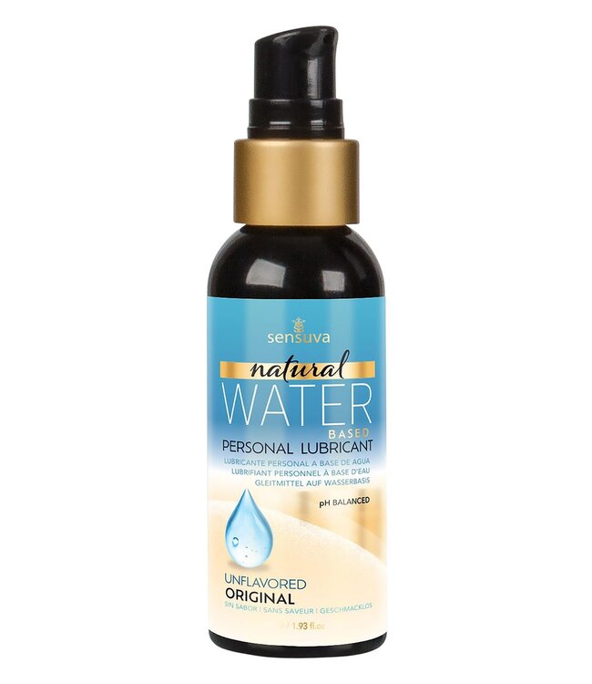 SENSUVA NATURAL WATER-BASED PERSONAL LUBRICANT ORIGINAL UNFLAVORED 57ML