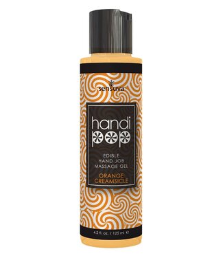 Sensuva SENSUVA HANDIPOP EDIBLE MASSAGE GEL ORANGE CREAMSICLE 125ML