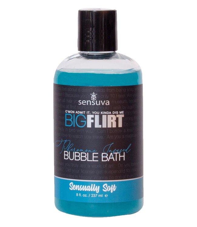 SENSUVA BIG FLIRT PHEROMONE BUBBLE BATH SENSUALLY SOFT 237ML