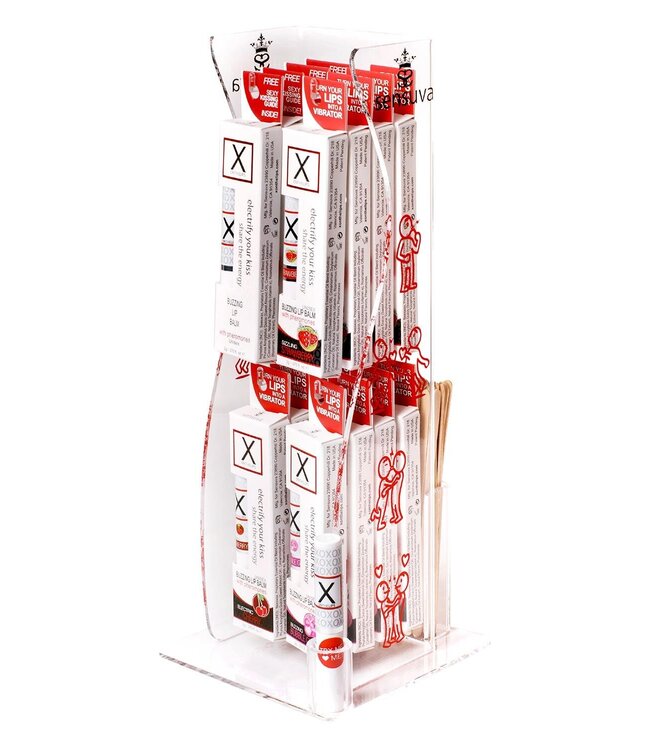 SENSUVA X ON THE LIPS ASSORTED 16 PIECE TOWER DISPLAY