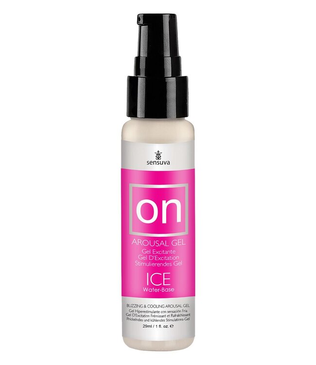 SENSUVA ON ICE AROUSAL GEL 12 PIECE DISPLAY