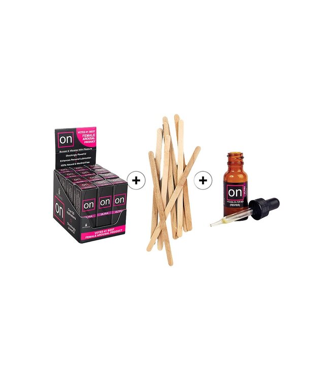 SENSUVA ON ULTRA AROUSAL OIL 5ML SMALL BOX 12 PIECE AND TESTER STICKS