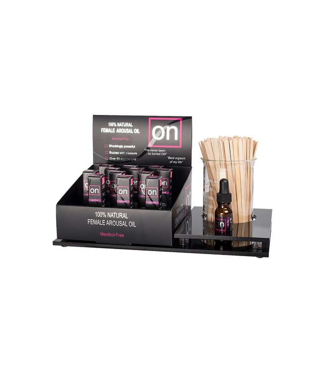 SENSUVA ON ULTRA AROUSAL OIL 5ML SMALL BOX 12 PIECE TESTER DISPLAY