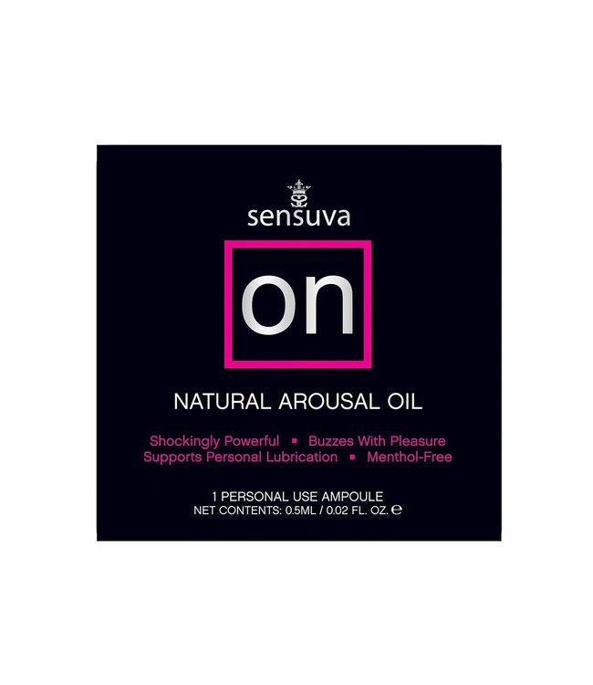 SENSUVA ON ORIGINAL AROUSAL OIL AMPOULE PACKET