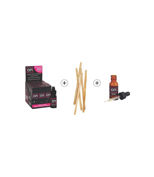SENSUVA ON ORIGINAL AROUSAL OIL 5ML SMALL BOX 12 PIECE AND TESTER STICKS