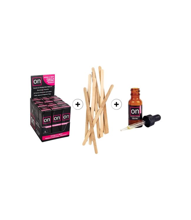 SENSUVA ON LITE AROUSAL OIL 5ML SMALL BOX 12 PIECE AND TESTER STICKS