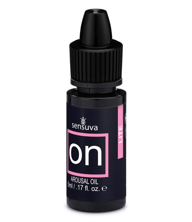 SENSUVA ON LITE AROUSAL OIL 5ML SMALL BOX 12 PIECE AND TESTER STICKS