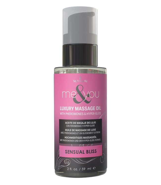SENSUVA ME AND YOU MASSAGE OIL SENSUAL BLISS  59ML