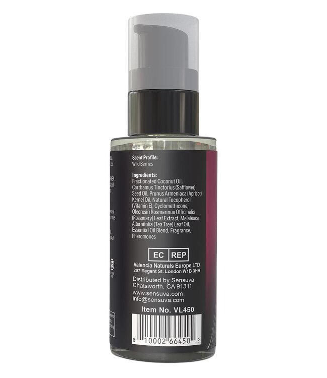 SENSUVA ME AND YOU MASSAGE OIL BERRY FLIRTY  59ML