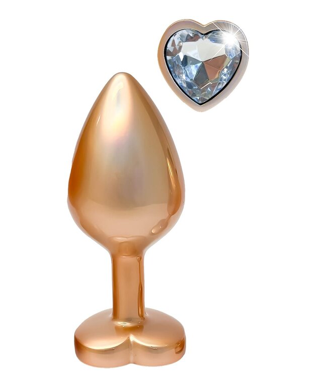 GLEAMING LOVE PEARL GOLD PLUG MEDIUM