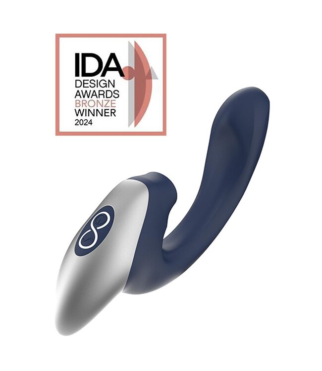 NMC SILICONE RECHARGEABLE VIBRATOR BLUE