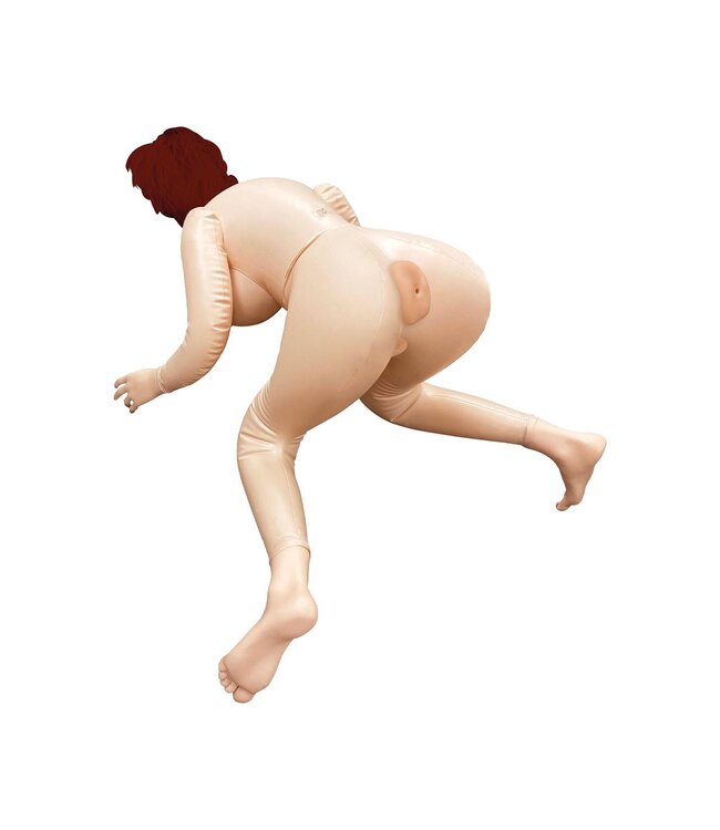 NMC 104CM PVC INFLATABLE SITTING DOLL WITH ASIAN FACE