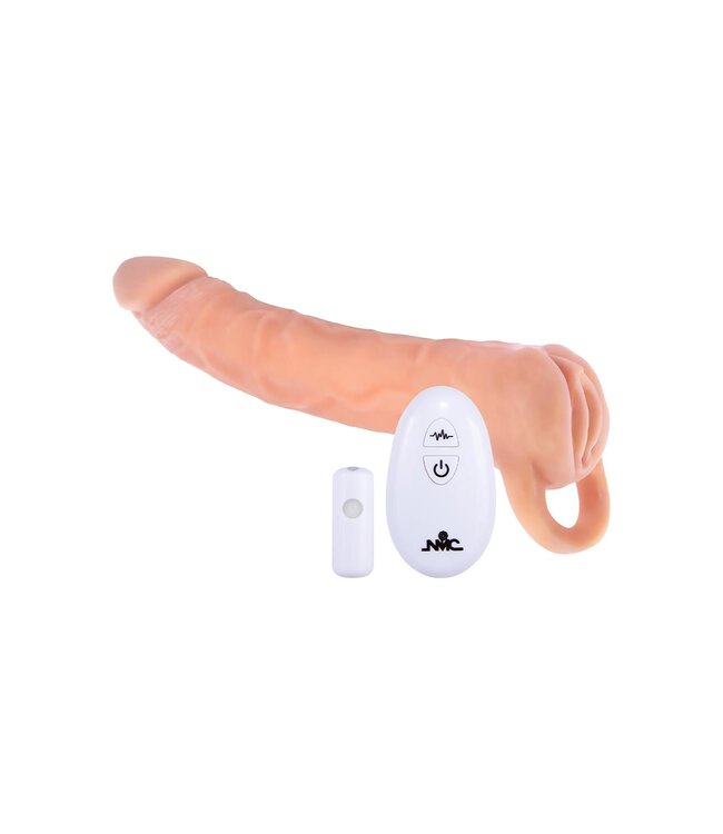 NMC 9 INCH TPE EXTENSION SLEEVE WITH REMOTE CONTROL BULLET