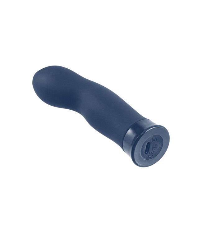 NMC 5 INCH RECHARGEABLE SILICONE 10 FUNCTIONS SPEED VIBRATOR BLUE