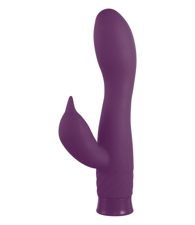 NMC 6.5 INCH RECHARGEABLE SILICONE 10 FUNCTIONS SPEED VIBRATOR PURPLE