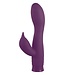 NMC NMC 6.5 INCH RECHARGEABLE SILICONE 10 FUNCTIONS SPEED VIBRATOR PURPLE