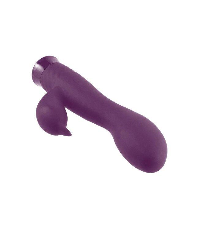 NMC 6.5 INCH RECHARGEABLE SILICONE 10 FUNCTIONS SPEED VIBRATOR PURPLE