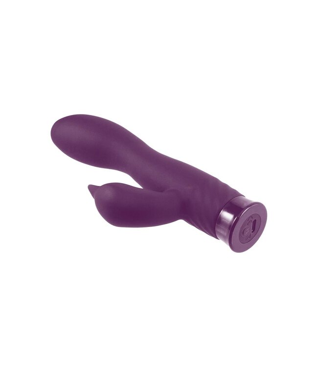 NMC 6.5 INCH RECHARGEABLE SILICONE 10 FUNCTIONS SPEED VIBRATOR PURPLE