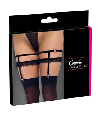 Cottelli Suspender Garters With Lace