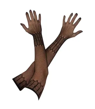 Cottelli Net Gloves Black