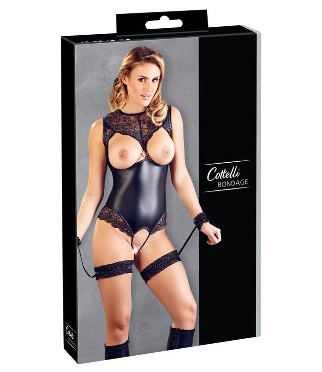 Wetlook Body With Open Breasts & Crotch