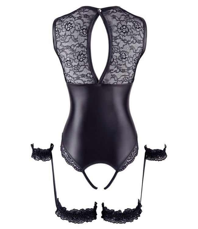 Wetlook Body With Open Breasts & Crotch