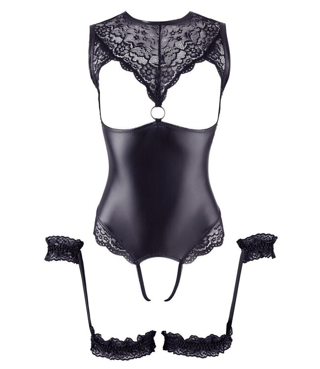 Wetlook Body With Open Breasts & Crotch