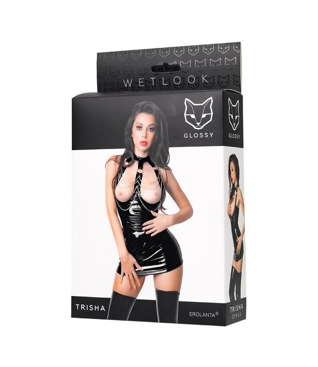 Glossy Wetlook Dress Trisha