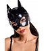 Glossy Ann Wetlook Cat Mask - O/S