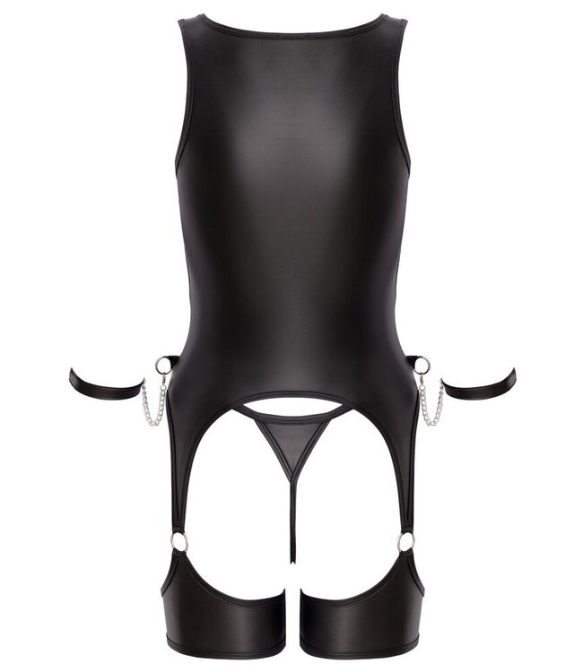 Wetlook Open Basque With Cuffs