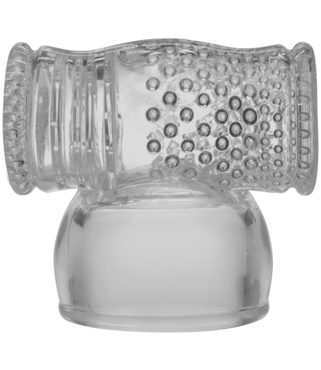 Cock Stroker - Wand Attachment - Clear