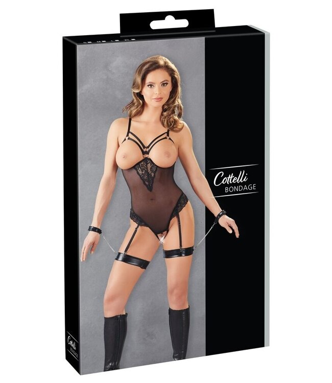 Lace Bondage Body With Open Crotch & Breasts