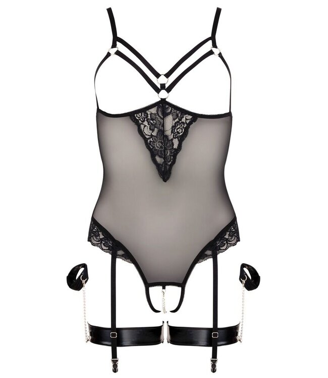 Lace Bondage Body With Open Crotch & Breasts