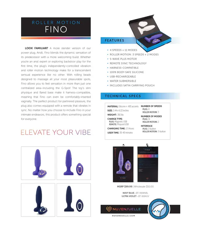 Fino Roller Motion Plug