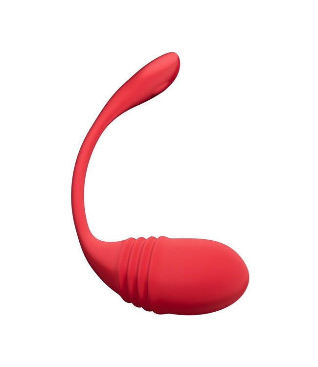 Lovense - Vulse - App-controlled Thrusting Egg Vibrator Red